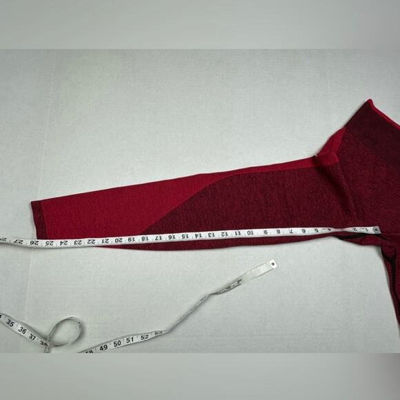 Victoria's Secret PINK Seamless Sculpt Leggings Red Ombre Small - Picture 3 of 10